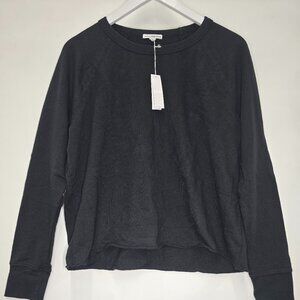 JAMES PERSE WXAH3825CU BLACK SWEATSHIRT SIZE 2